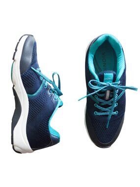 Vionic 335 Emerald 9030 Women's Navy and Teal Sneakers Size 7.5